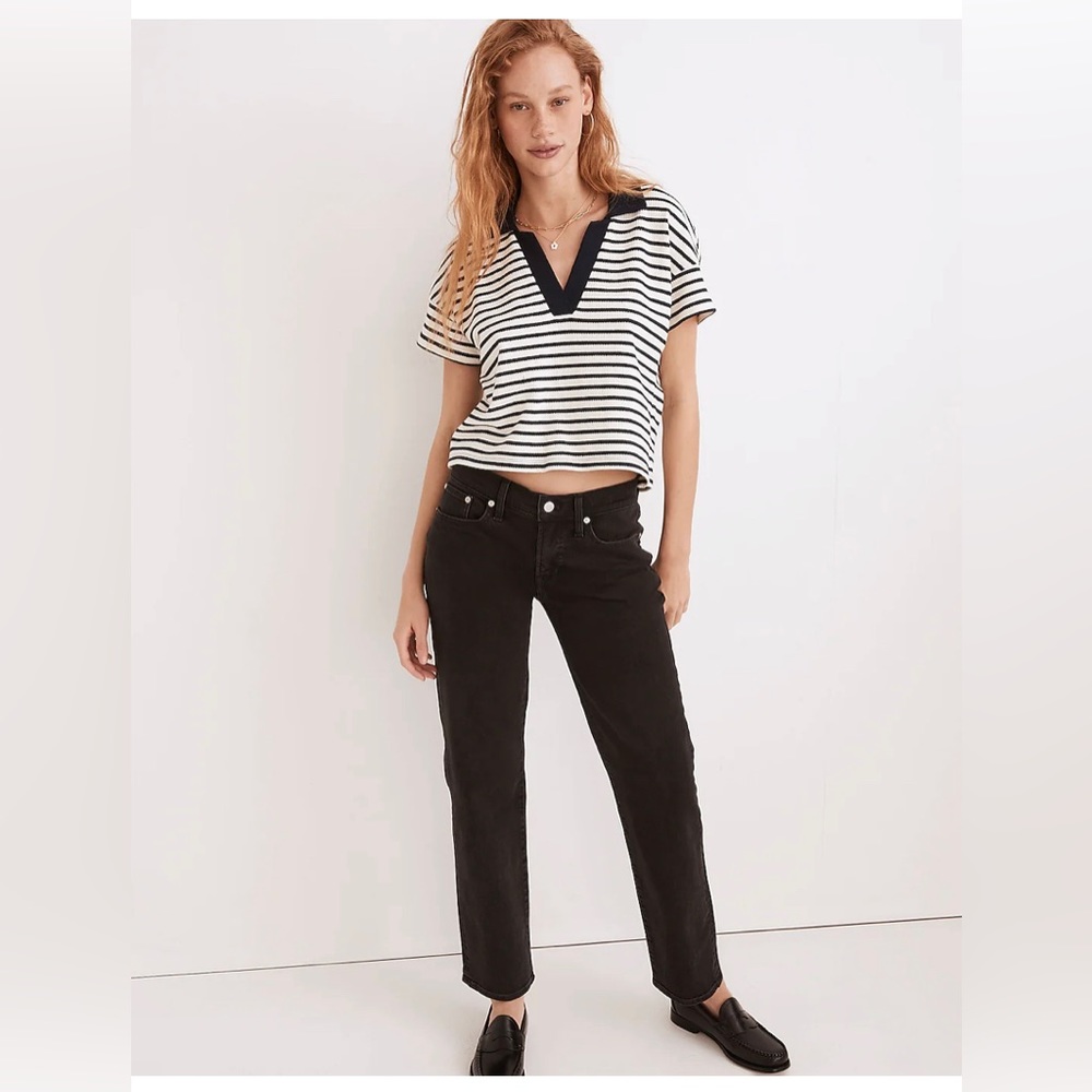 🚨SALE 🚨 Madewell:The Low-Rise Perfect Vintage Straight Jean in Lunar Wash